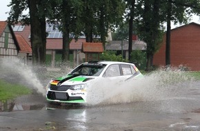 Skoda Auto Deutschland GmbH: Saisonsieg Nummer drei: SKODA Pilot Kreim "schwimmt" zur Halbzeit-Meisterschaft in der DRM (FOTO)