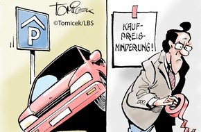 Bundesgeschäftsstelle Landesbausparkassen (LBS): Stellplatz zu eng / Das kann in einer Wohnanlage den Kaufpreis mindern