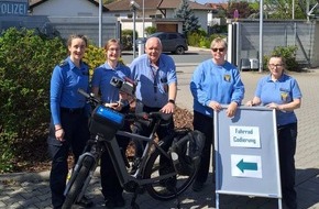 Polizeipr&auml;sidium S&uuml;dhessen: POL-DA: Lampertheim/Heppenheim: Polizei codiert 65 Fahrr&auml;der/Einladung zu weiterer Fahrradcodierung am 30. April in Heppenheim