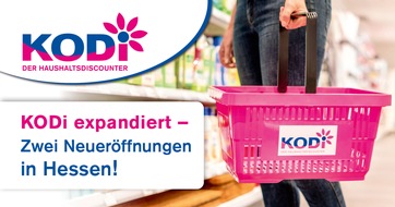 KODi Diskontläden GmbH: KODi expandiert - Zwei Neueröffnungen in Hessen!