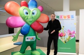 Landesgartenschau Neuss 2026: Jacques Tilly hat offizielles LAGA-Neuss Maskottchen entworfen