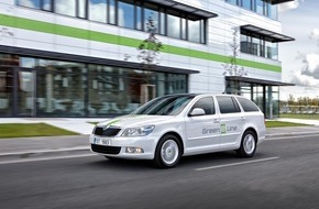 Skoda Auto Deutschland GmbH: Elektrische Mobilität: SKODA startet Testbetrieb mit Octavia Green E Line (mit Bild)