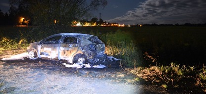 Polizeiinspektion Celle: POL-CE: PKW aus Schweden ausgebrannt