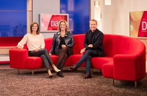 NDR Norddeutscher Rundfunk: 50 Jahre auf dem Roten Sofa - Bettina Tietjen und Inka Schneider feiern 30. und 20. Jubiläum bei "DAS!" im NDR Fernsehen