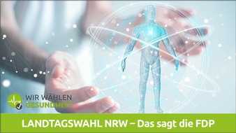 health tv: Landtagswahl NRW: FDP setzt in der Pflege auf einjährige Ausbildung und Robotik / health tv-Talk "Wir wählen Gesundheit"