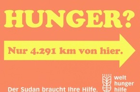 Deutsche Welthungerhilfe e.V.: Welthungerhilfe: Hunger? - Nur 4.291 km von hier