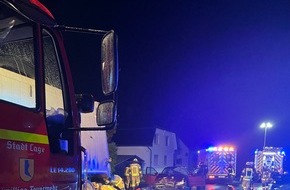 Freiwillige Feuerwehr Lage: FW Lage: TH / P-Klemmt - 8.11.2023 - 21:57 Uhr