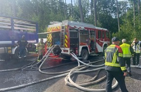 Feuerwehren im Kreis Soest: FW Kreis Soest: Dritte Folgemeldung zum Waldbrand am Möhnesee