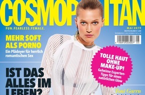 Bauer Media Group, Cosmopolitan: Toni Garrn in COSMOPOLITAN: "Ich arbeite in der einzigen Branche auf der Welt, in der Frauen mehr verdienen als Männer."