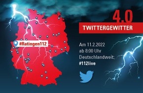 Feuerwehr Ratingen: FW Ratingen: Europäischer Tag des Notrufs - Feuerwehr Ratingen beim "Twittergewitter"