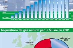 VSG / ASIG: Gaz naturel surtout en provenance d'Europe