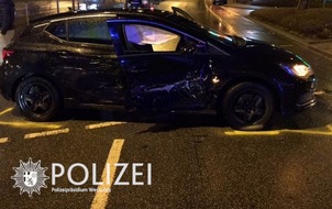 Polizeipräsidium Westpfalz: POL-PPWP: Unfall: Blechschaden und eine Verletzte