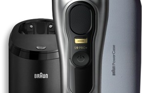 Braun: Der neue Braun Series 9 Pro+ / Wenn höchster Design-Anspruch und intelligente Rasierer-Technologie auf herausragende Präzision treffen