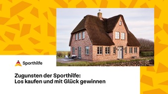 Sporthilfe: Traumhaus auf F&ouml;hr gewinnen und Athletinnen und Athleten unterst&uuml;tzen: Traumhausverlosung wird Partner der Sporthilfe