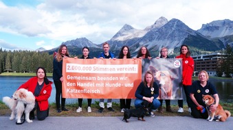 VIER PFOTEN - Stiftung für Tierschutz: Deux millions de voix s’élèvent contre le commerce de viande de chien et de chat