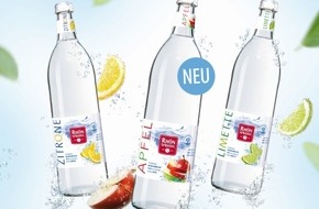 MineralBrunnen RhönSprudel Egon Schindel GmbH: Presseinformation: RhönSprudel Mineralwasser PLUS jetzt mit einem Spritzer echten Apfelsaft