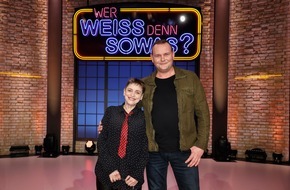 ARD Das Erste: Das Schauspieler-Duell: Devid Striesow und Katharina Thalbach bei "Wer weiß denn sowas?" - Das Wissensquiz vom 20. bis 24. Februar 2023, um 18:00 Uhr im Ersten