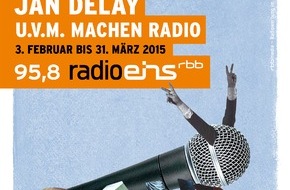 rbb - Rundfunk Berlin-Brandenburg: Ab Dienstag "Freundliche Übernahme": Prominente wie Beatsteaks, Modeselektor und NENA bei Radioeins vom rbb an den Reglern - Fritz Kalkbrenner macht den Anfang