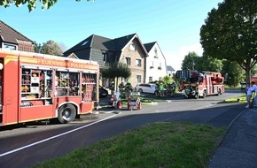 Feuerwehr Pulheim: FW Pulheim: Rauchentwicklung im Keller - Pulheimer Feuerwehr im Einsatz