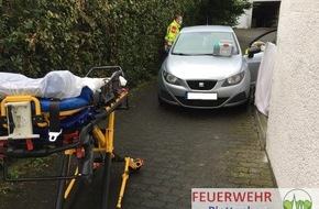 Feuerwehr Plettenberg: FW-PL: Eingeklemmte Person durch Feuerwehr befreit