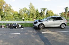 Polizeiinspektion Oldenburg-Stadt / Ammerland: POL-OL: +++Motorradfahrer bei Unfall lebensgefährlich verletzt+++