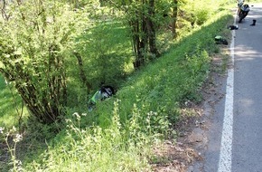 Kreispolizeibehörde Olpe: POL-OE: 24-jähriger Kradfahrer bei Pkw-Zusammenstoß verletzt