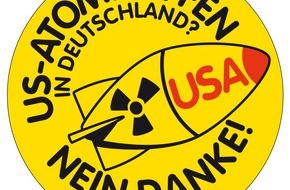 ÖKOWORLD AG: ÖKOWORLD AG: Wir wollen keine US-Angriffswaffen in der Eifel, Frau Merkel! / Verantwortungslose Modernisierung von nuklearen Atomraketen in Büchel (FOTO)