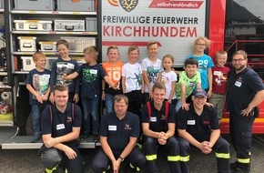 Feuerwehr Kirchhundem : FW-OE: Ferienfreizeit zu Gast bei der Feuerwehr ein voller Erfolg