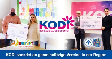 KODi Diskontläden GmbH: KODi spendet an gemeinnützige Vereine in der Region