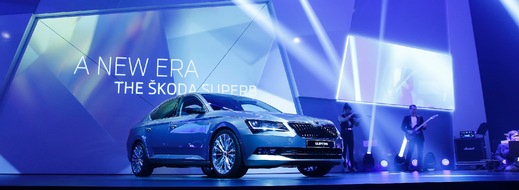 Weltpremiere des neuen SKODA Superb begeistert deutsche Schauspieler (FOTO)