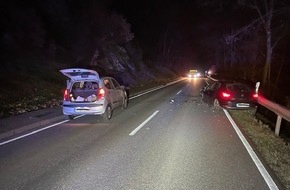 Polizeidirektion Pirmasens: POL-PDPS: Straßensperrung nach Verkehrsunfall