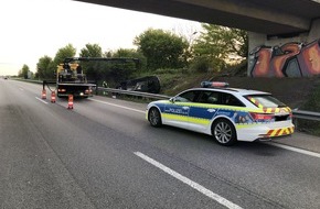 Polizeidirektion Landau: POL-PDLD: Sekundenschlaf verursacht Verkehrsunfall auf der A65