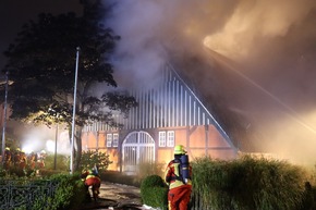FW-SE: Feuer zerstört Kaltenkirchener Traditionshaus