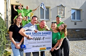 Sächsische Lotto-GmbH: Sachsenlotto-Vereinstausender für den Kohlrabi-Inselverein Radeberg: Grün, kreativ und gemeinnützig