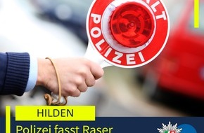 Polizei Mettmann: POL-ME: Betrunken vor der Polizei geflüchtet: Polizei fasst Raser - 2509056