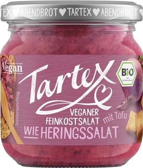 Presseinfo I Neu: Vegane Tartex Bio-Feinkostsalate – Wie Geflügelsalat und Wie Heringssalat