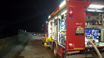 Feuerwehr Dortmund: FW-DO: Strauchwerk brennt unterhalb des Kaiser-Wilhelm-Denkmals