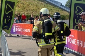 Feuerwehr Konstanz: FW Konstanz: Feuerwehr Konstanz aktiv beim 4.TK Elevator Towerrrun in Rottweil
