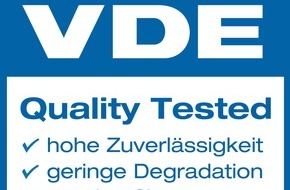 VDE Verb. der Elektrotechnik Elektronik Informationstechnik: VDE und Munich Re kooperieren bei Photovoltaikmodulen / Premium-Label "VDE Quality Tested" ermöglicht vereinfachte Versicherung von Leistungsgarantien