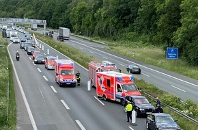 Feuerwehr Schwelm: FW-EN: Verkehrsunfall Bundesautobahn