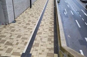 Birco GmbH: BIRCO als Wegbereiter – Entwässerungsrinne und Blindenleitsystem in einem Bauteil