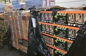 Hauptzollamt Gie&szlig;en: HZA-GI: Zollamt Kassel stoppt Lebensmittel- und Kosmetiklieferungen