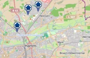 Polizeipräsidium Hamm: POL-HAM: Wohnungseinbruchs-Radar vom 3. bis zum 9. September 2018