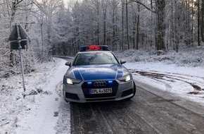 Polizeidirektion Neustadt/Weinstraße: POL-PDNW: PI Grünstadt - Mehrere witterungsbedingte Verkehrsunfälle