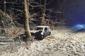 Polizeidirektion Wittlich: POL-PDWIL: Mehrere Verkehrsunfälle aufgrund Schneeglätte