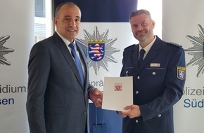 Polizeipräsidium Südhessen: POL-DA: Bischofsheim: Michael Wolf wird neuer Leiter der Polizeistation Bischofsheim