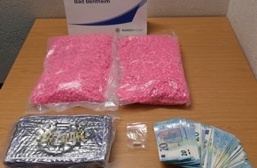 Bundespolizeiinspektion Bad Bentheim: BPOL-BadBentheim: Rund 5,2 Kilo Ecstasy und Kokain im Wert von rund 125.000 Euro beschlagnahmt