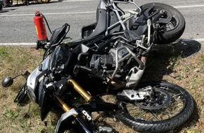 Polizeidirektion Kaiserslautern: POL-PDKL: Frontalzusammenstoß zwischen Motorrädern