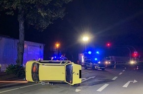 Feuerwehr Gladbeck: FW-GLA: Verkehrsunfall- Zwei Leichtverletzte