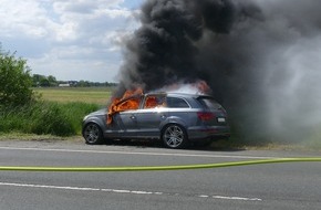 Polizeiinspektion Cuxhaven: POL-CUX: Brand eines PKW